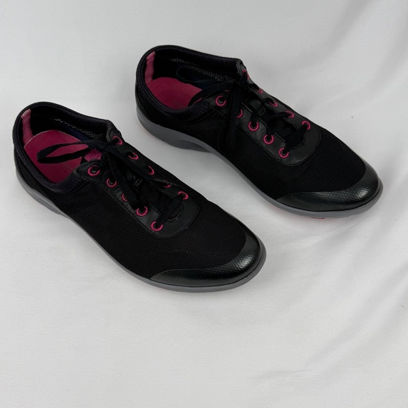 Rockport Shoes - Rockport truFLEX Walking Sneakers Black Pink Sz 9.5 Women’s Comfort Lightweight